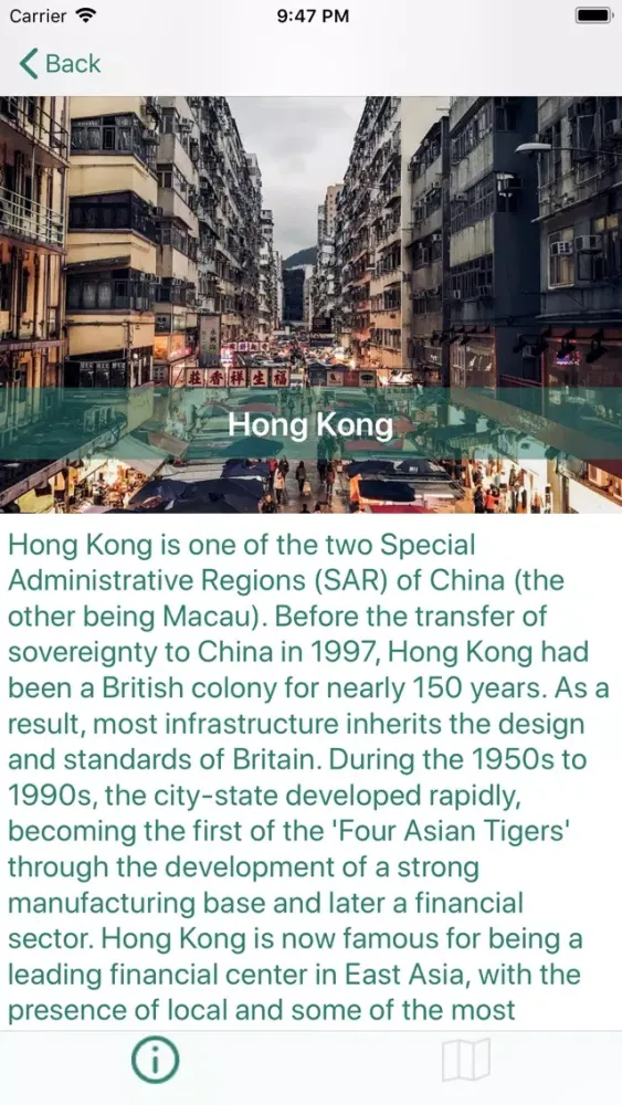 Screenshot di Hong Kong Travel Guide .