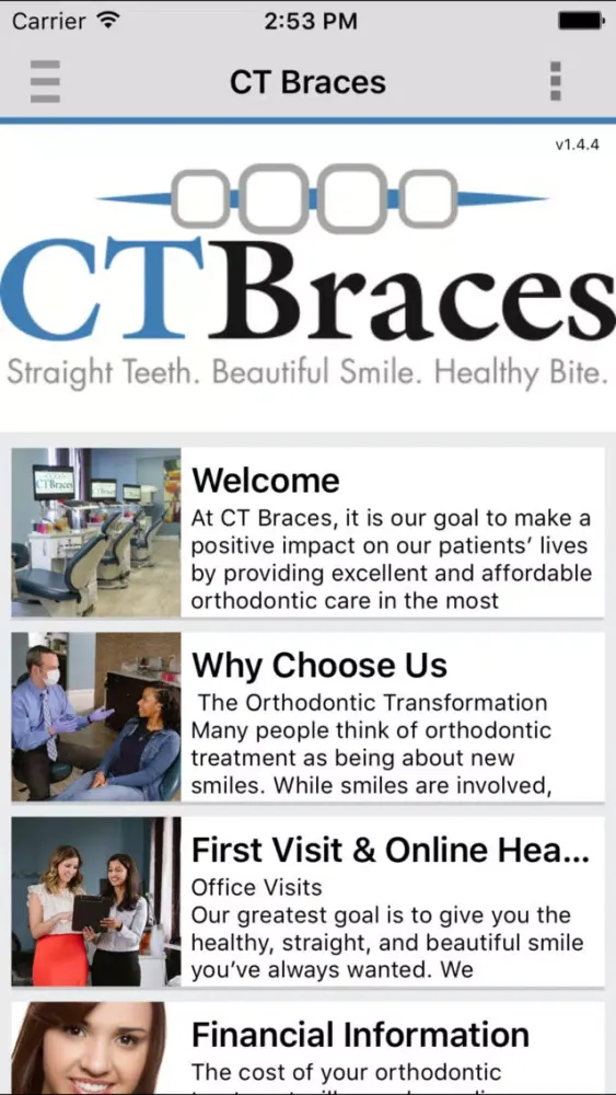 Tangkapan layar CT Braces