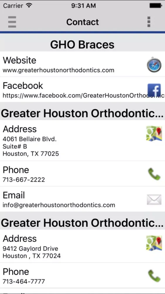 GHO Braces سکرین شاٹس