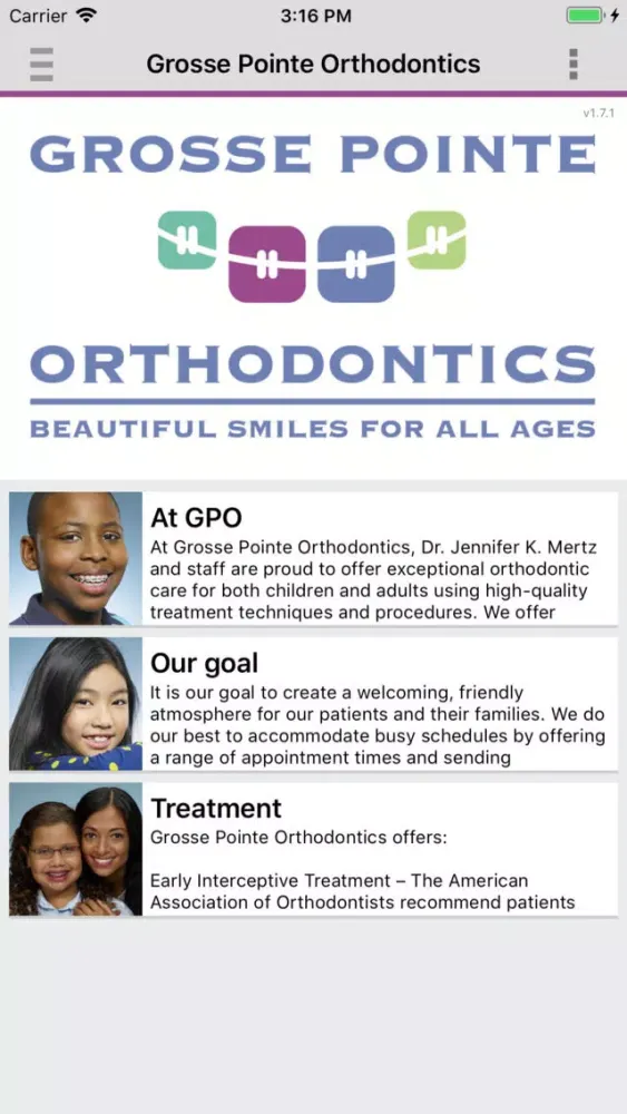 Grosse Pointe Orthodontics स्क्रीनशॉट