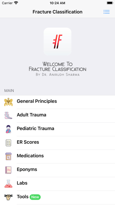 Fracture Classification (FC) スクリーンショット