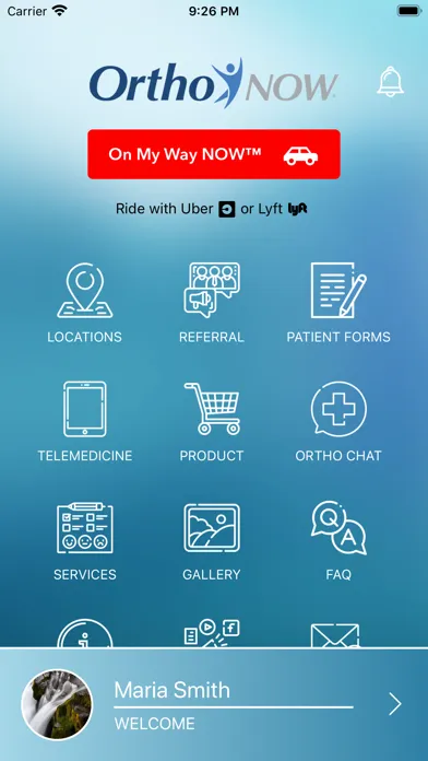 OrthoNOW® Official Mobile Screenshots