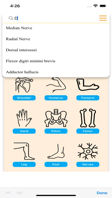 Ảnh chụp màn hình của Orthopedic Limbs Anatomy