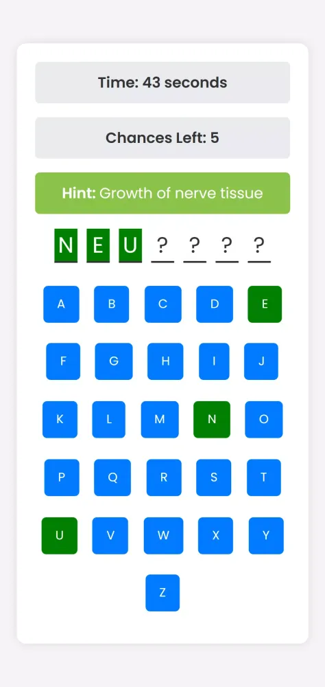 تصاویر Orthopedic Words Game
