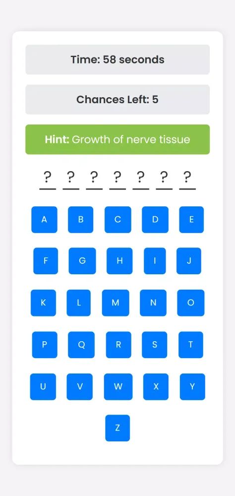 تصاویر Orthopedic Words Game