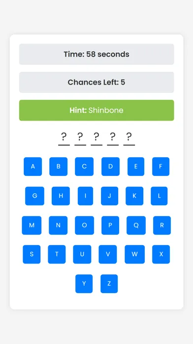 Orthopedic Words Game 스크린샷