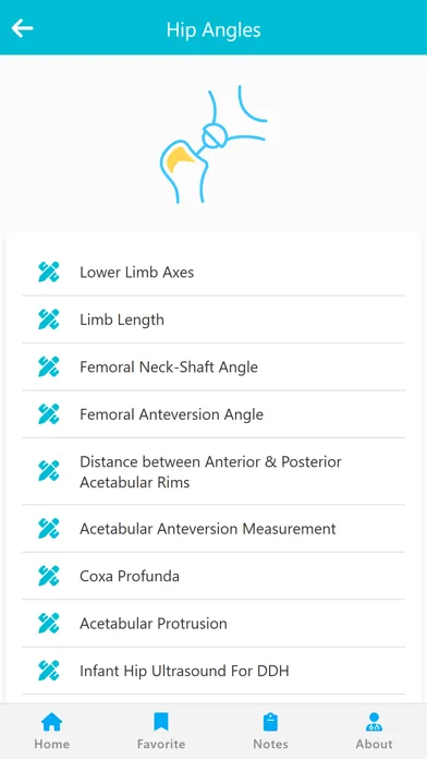 Orthopedic Signs & Angles Ekran Görüntüleri