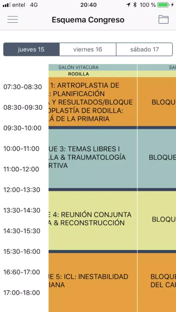 Ảnh chụp màn hình của CONGRESO SCHOT
