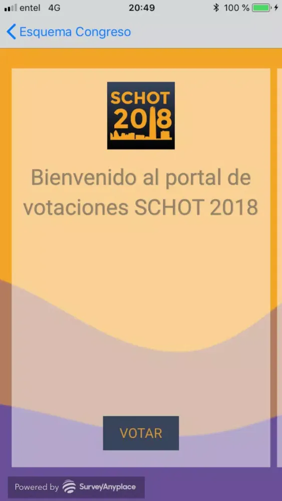 Ảnh chụp màn hình của CONGRESO SCHOT