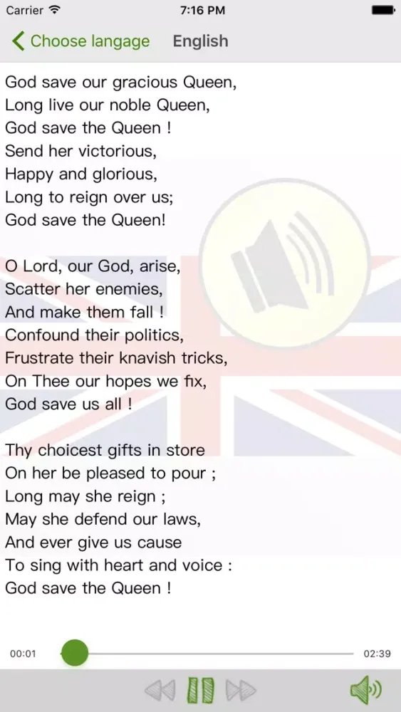 Captures d'écran de Listen God Save The Queen