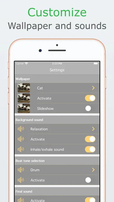 Controlled Breathing Assistant سکرین شاٹس