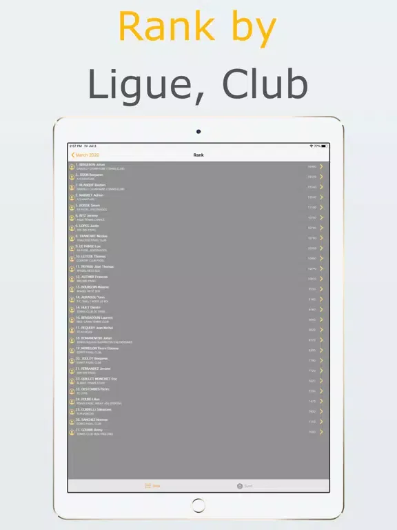 Zrzuty ekranu My little Padel iPad 