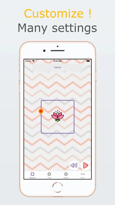 Box breathing assistant سکرین شاٹس