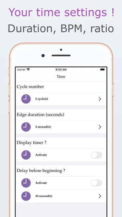 Box breathing assistant سکرین شاٹس