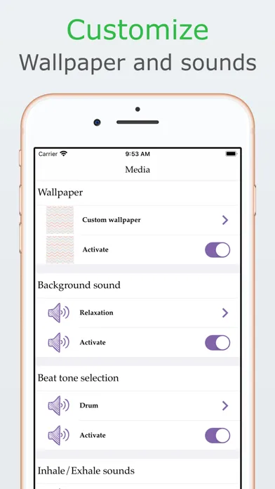 Box breathing assistant سکرین شاٹس