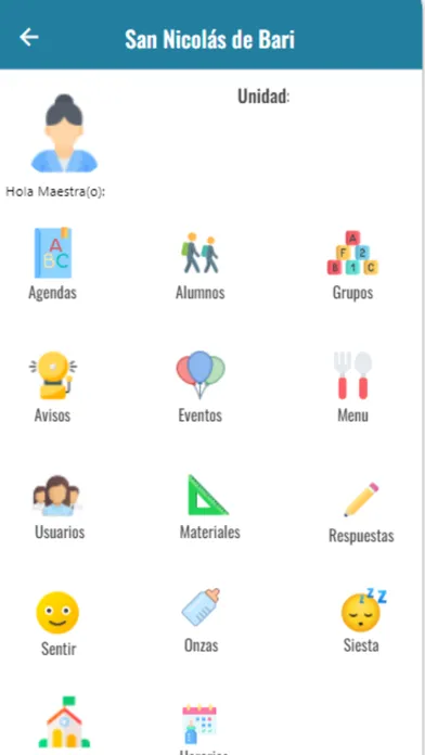 Capturas de tela do Colegio San Nicolás de Bari