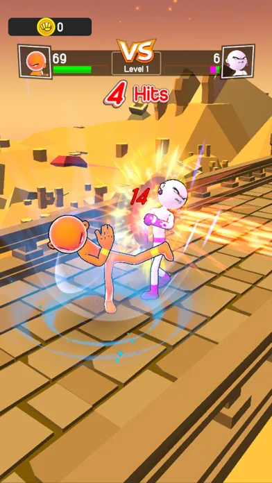Capturas de tela do Stickman Duel Heroes