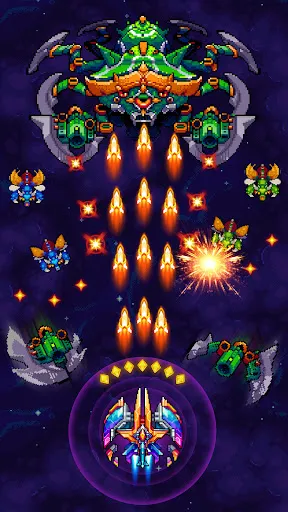 Captures d'écran de Galaxiga Arcade Shooting Game