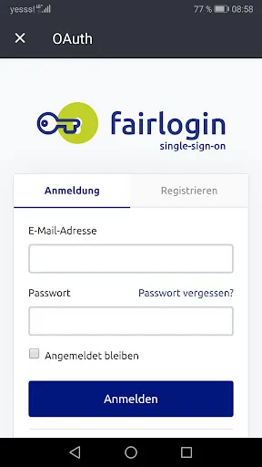 Tangkapan skrin fairchat