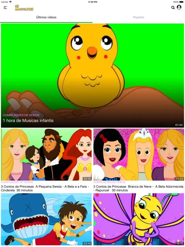 OS Amiguinhos iPad  Screenshots