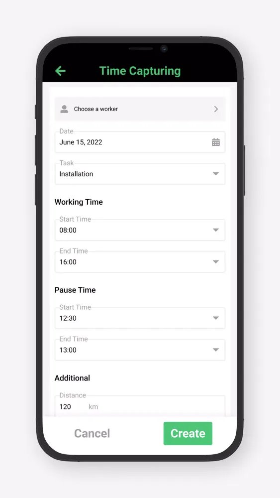 osapiens HUB for Service سکرین شاٹس