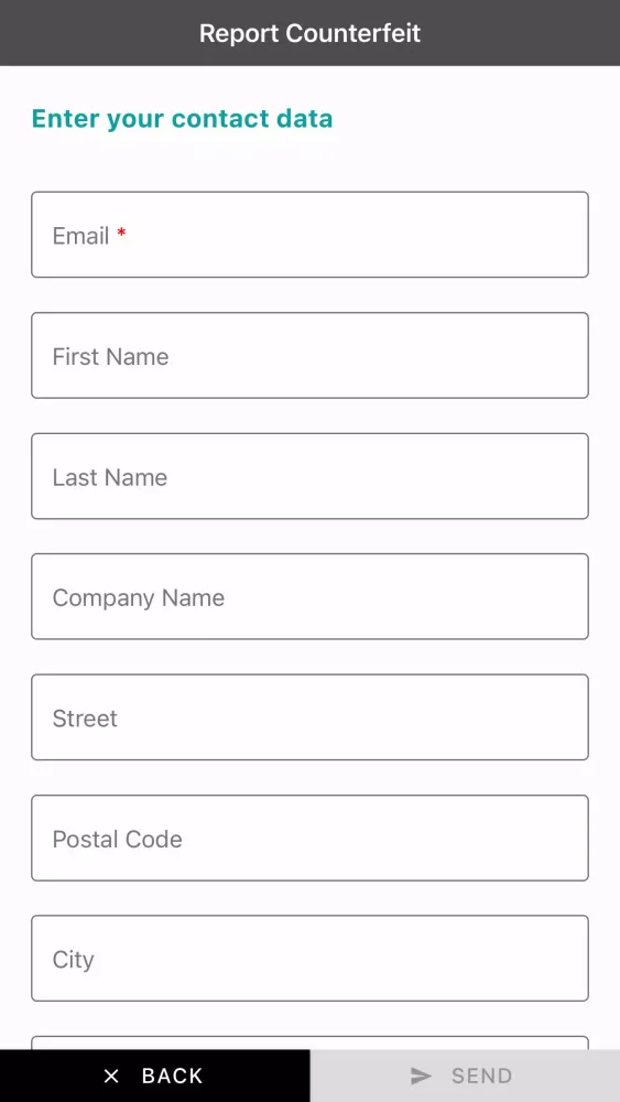 Screenshot di WBA Bearing Authenticator 2.0