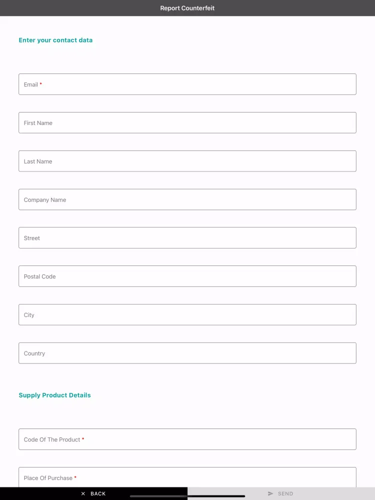 Screenshot di WBA Bearing Authenticator 2.0