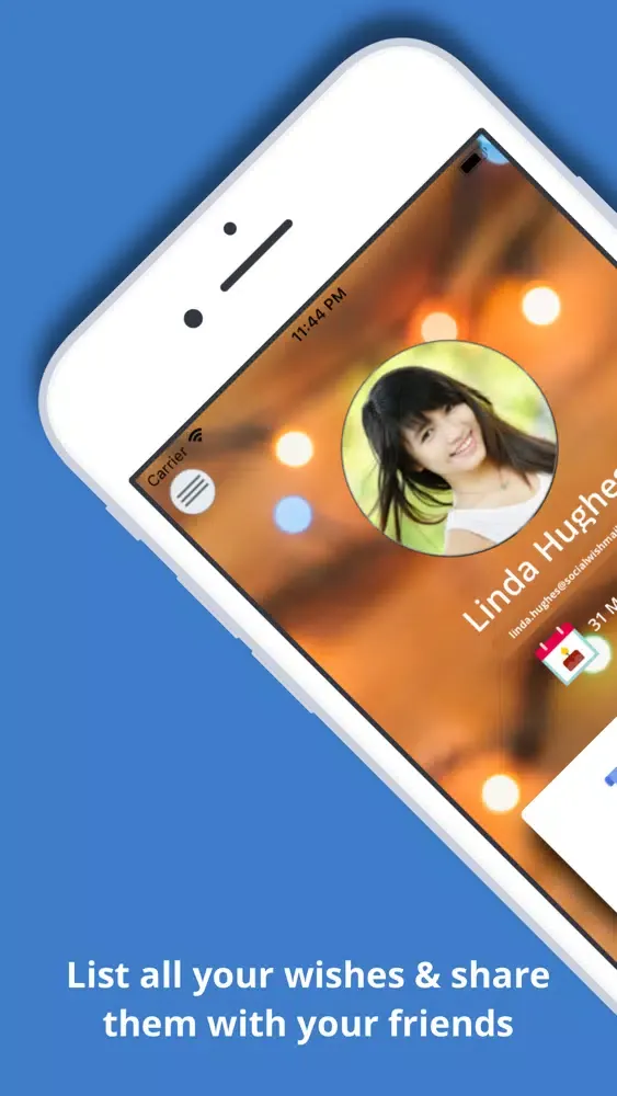 Screenshot di SocialWish