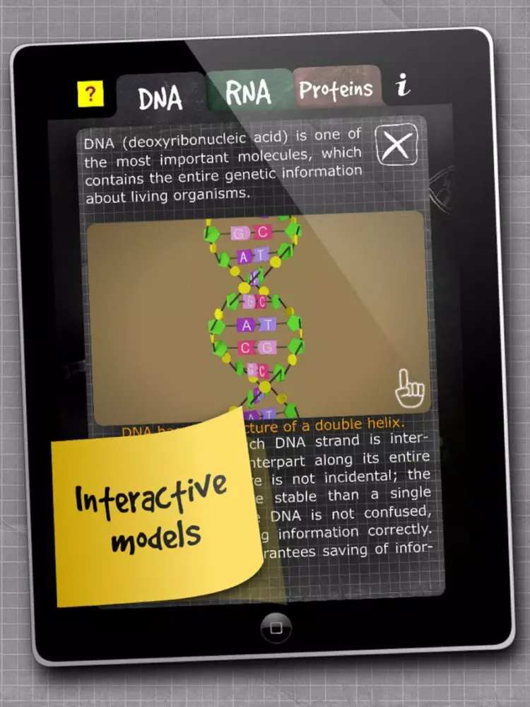 iMolekula: DNA, RNA, proteins iPad  स्क्रीनशॉट