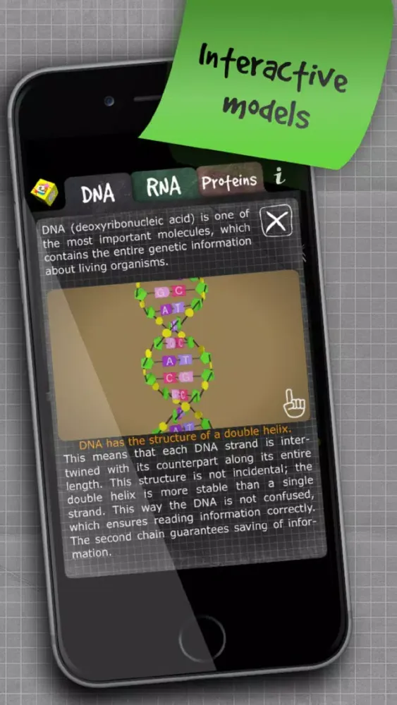 iMolekula: DNA, RNA, proteins स्क्रीनशॉट