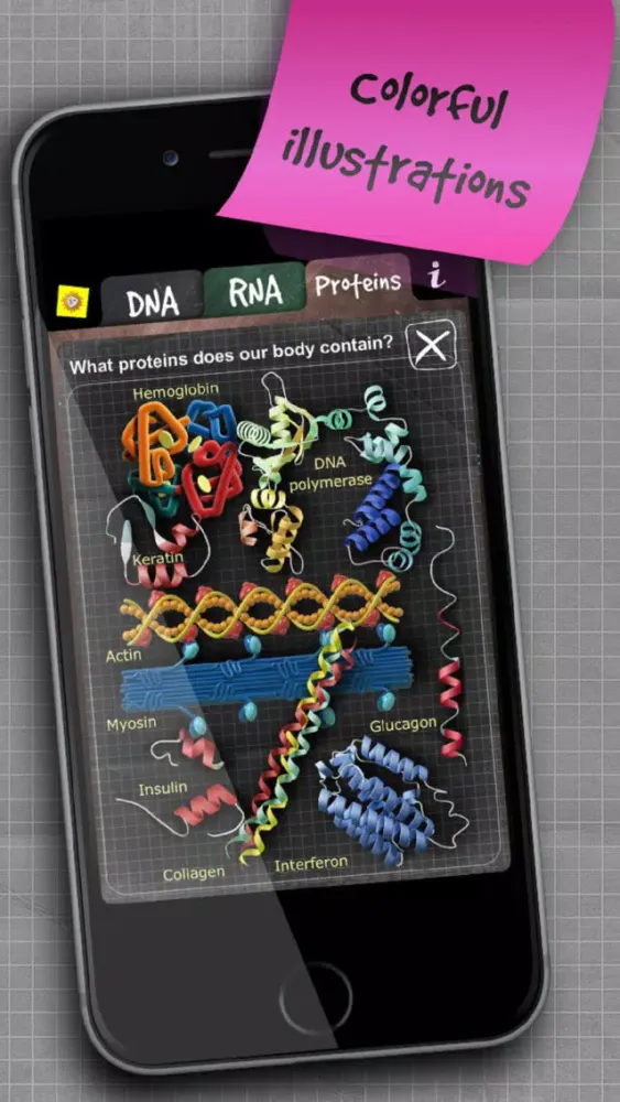 iMolekula: DNA, RNA, proteins स्क्रीनशॉट
