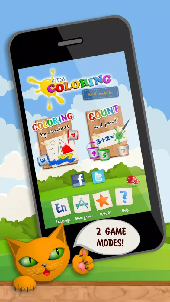 Captures d'écran de Kids Coloring and Math - Coloring book for kids Free