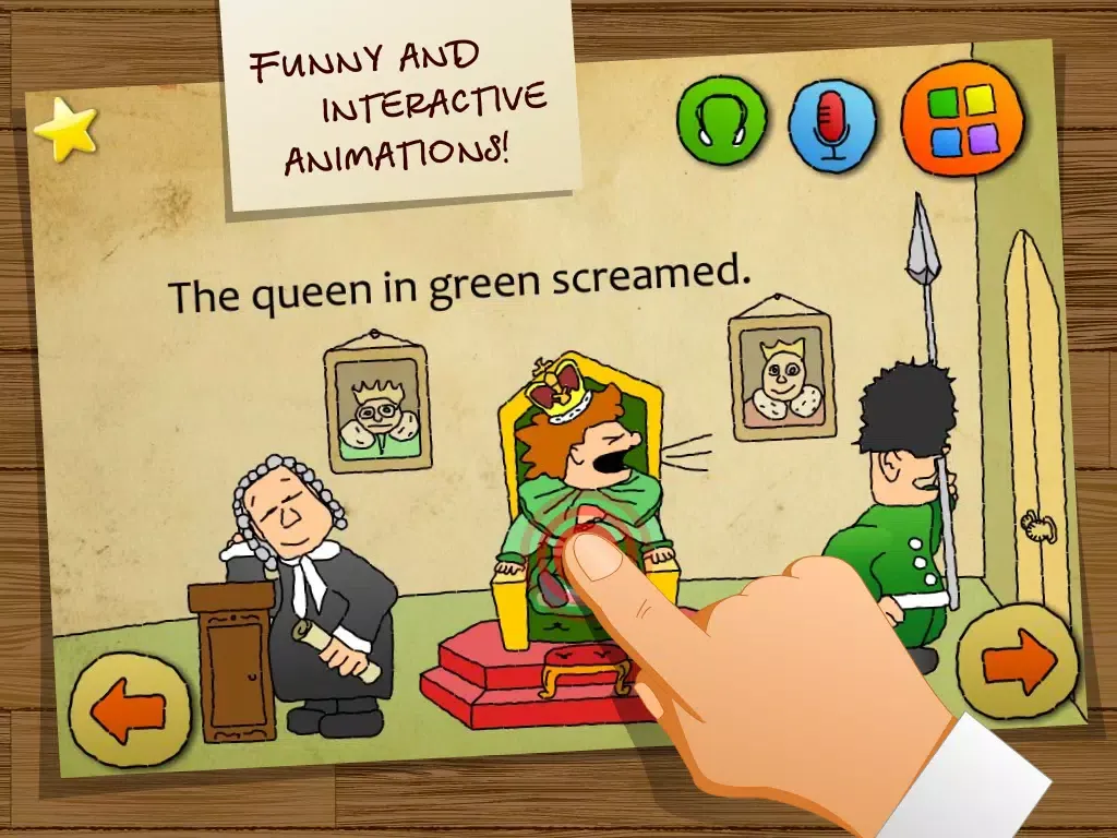 Capturas de pantalla de Cartoon Tongue Twisters. English language. FREE iPad 