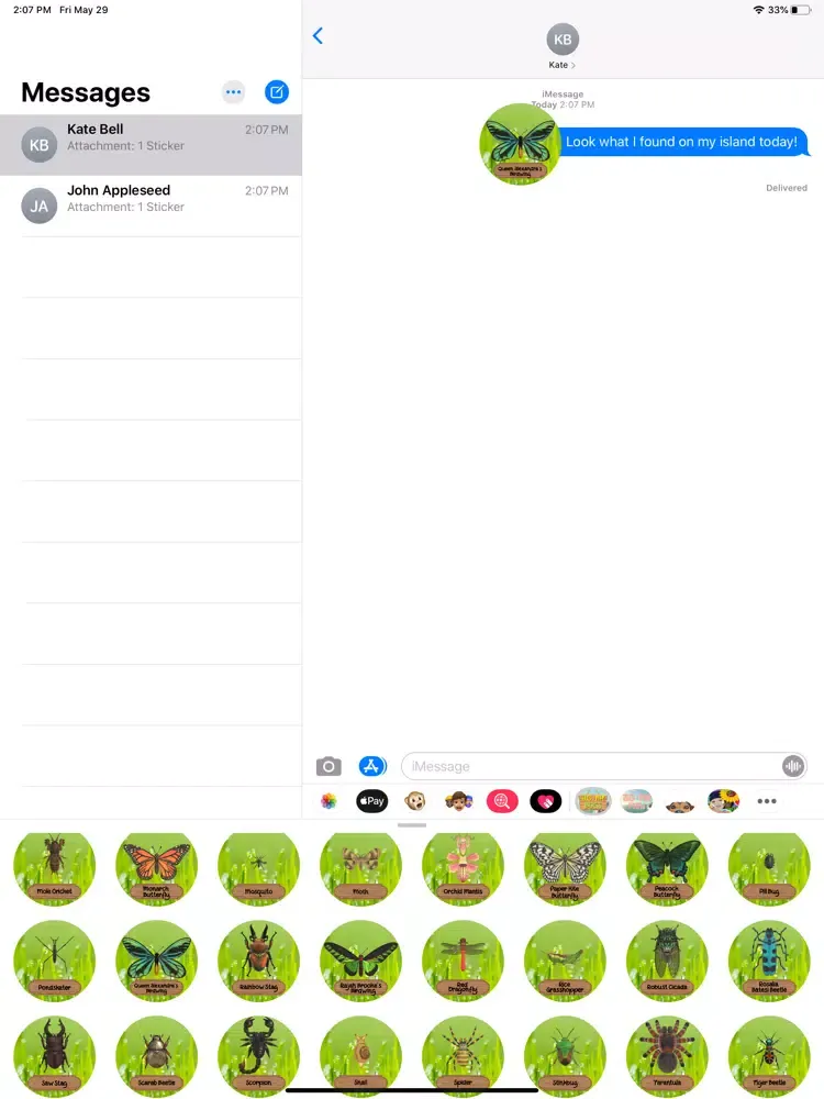 Ảnh chụp màn hình của Bugs - For ACNH iPad 