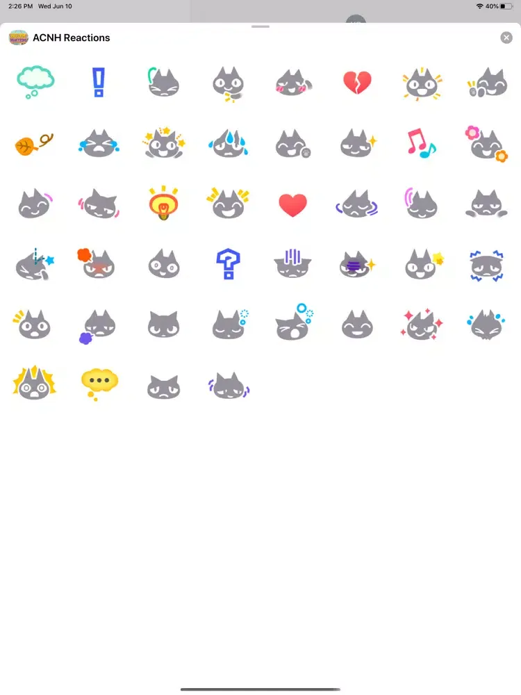 Reactions - For ACNH iPad 应用截图