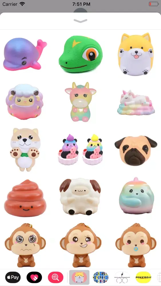 ภาพหน้าจอของ Cute Squishy Stickers