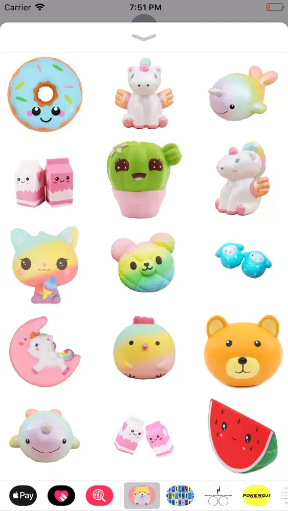 ภาพหน้าจอของ Cute Squishy Stickers