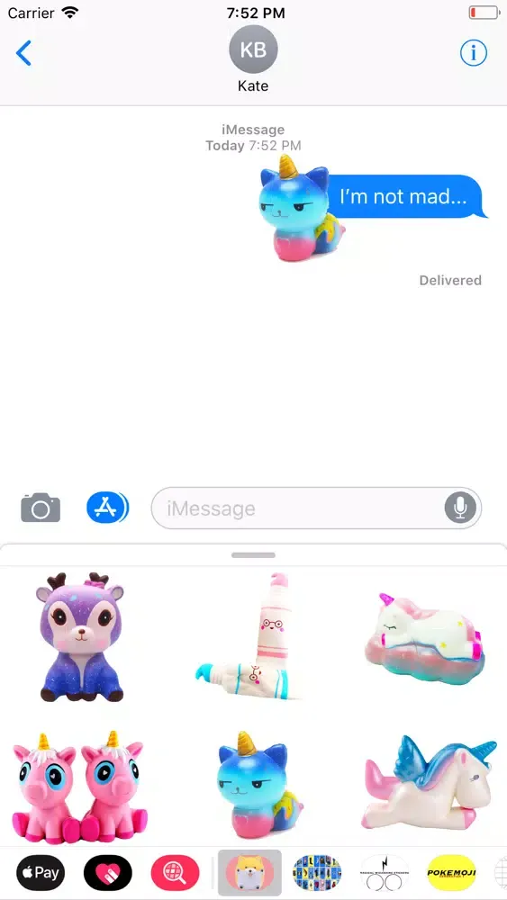 ภาพหน้าจอของ Cute Squishy Stickers