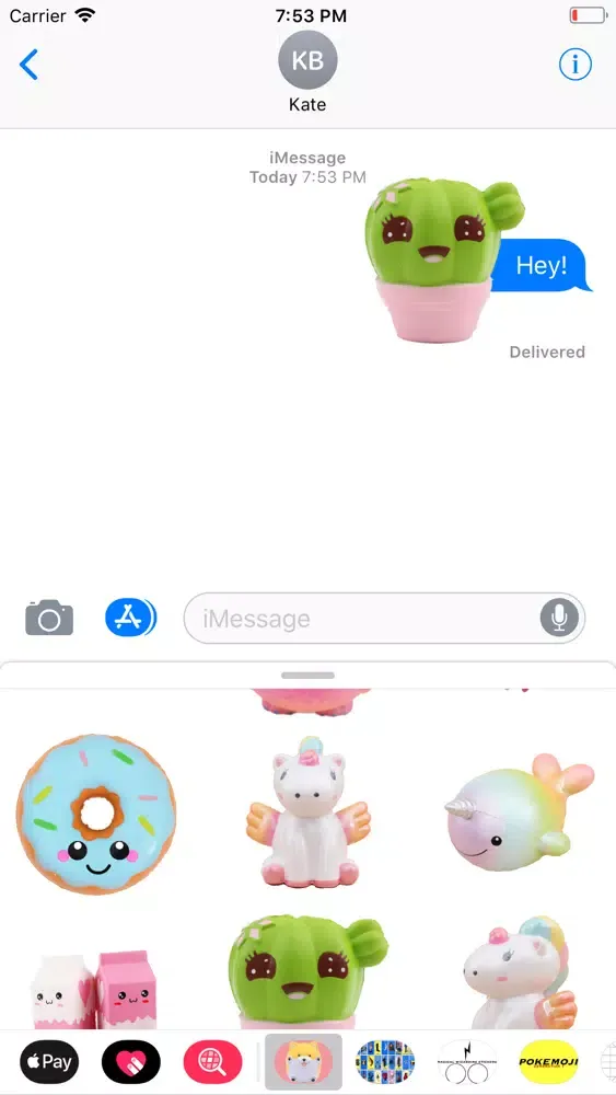 ภาพหน้าจอของ Cute Squishy Stickers