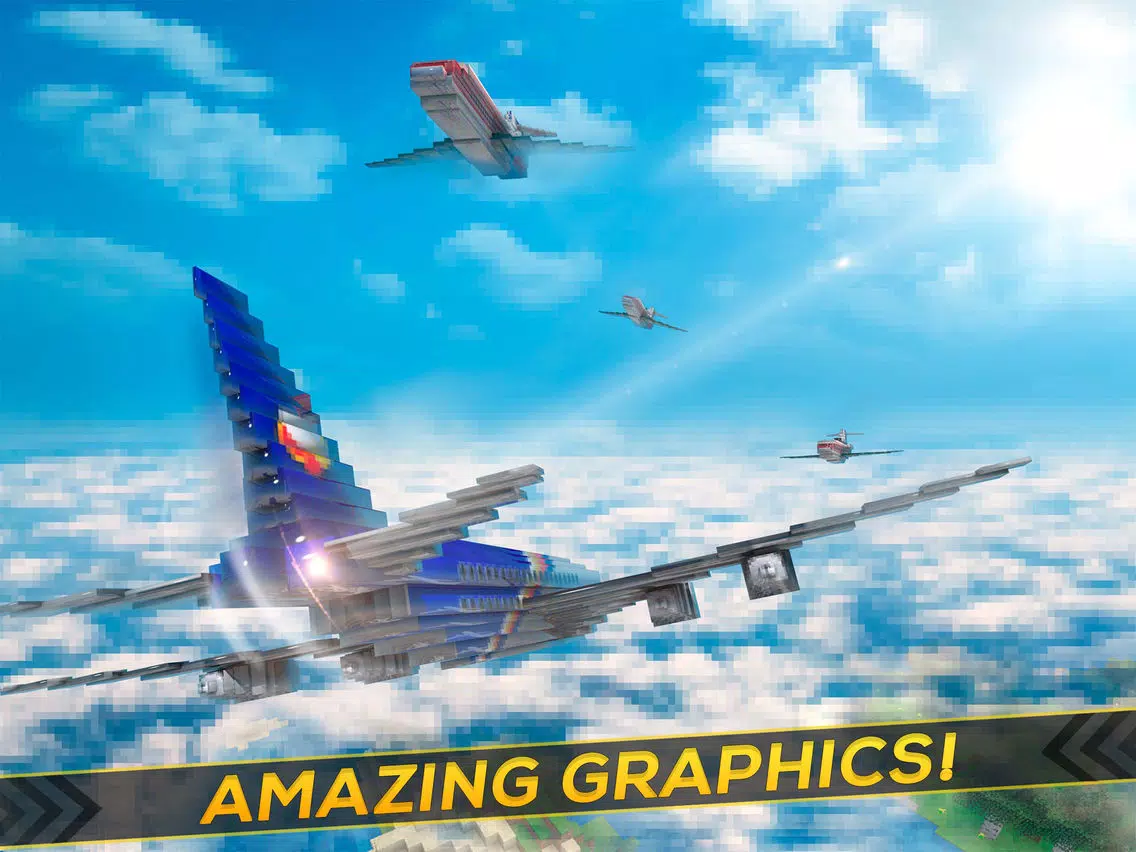 Mine Passengers: The Air Craft Flying Game iPad  स्क्रीनशॉट