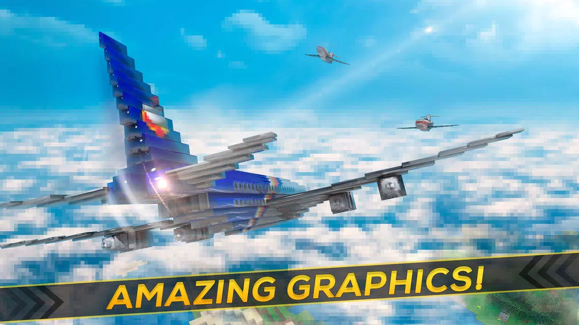 Mine Passengers: The Air Craft Flying Game स्क्रीनशॉट