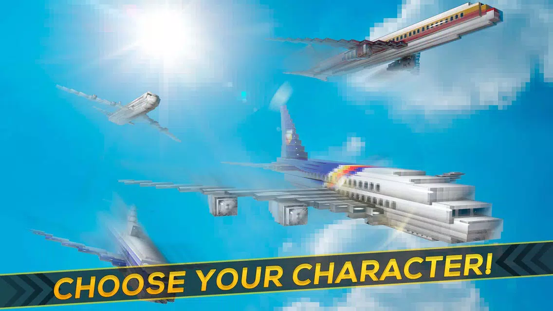 Mine Passengers: The Air Craft Flying Game स्क्रीनशॉट