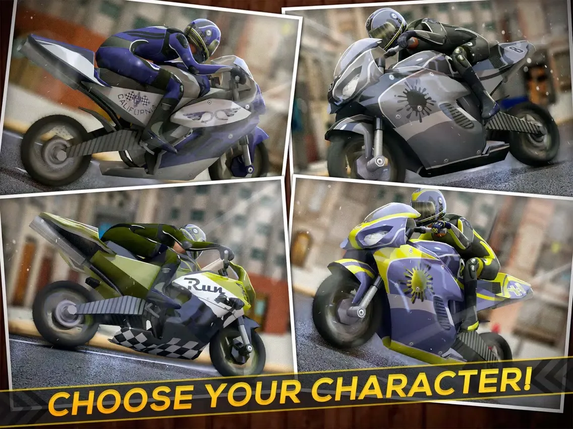 Super Motor Bike Racing . Fast Moto Simulator iPad  Ekran Görüntüleri