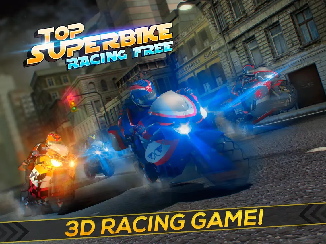 Top Superbikes Racing . Free Furious Motorcycle Races Game for Kids iPad  Screenshots