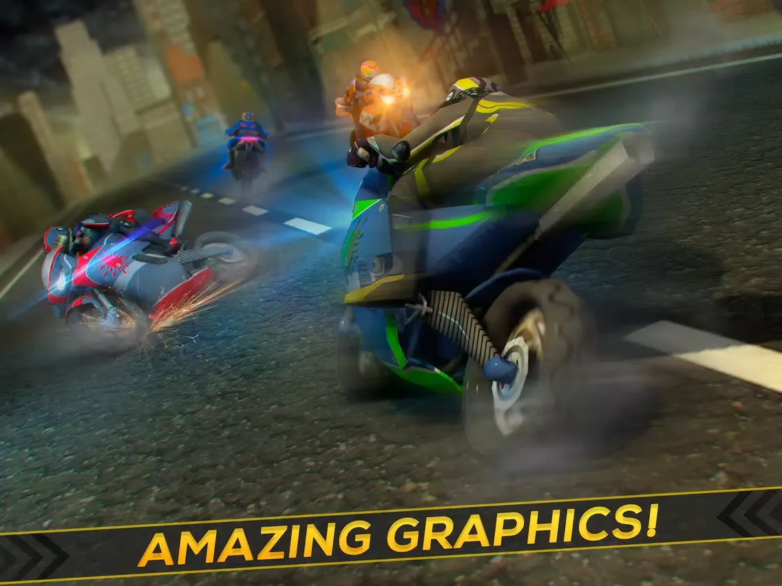 Top Superbikes Racing . Free Furious Motorcycle Races Game for Kids iPad  Screenshots
