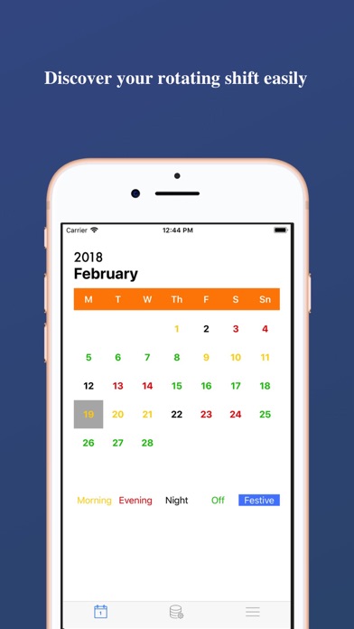 Work-Calendar Screenshots
