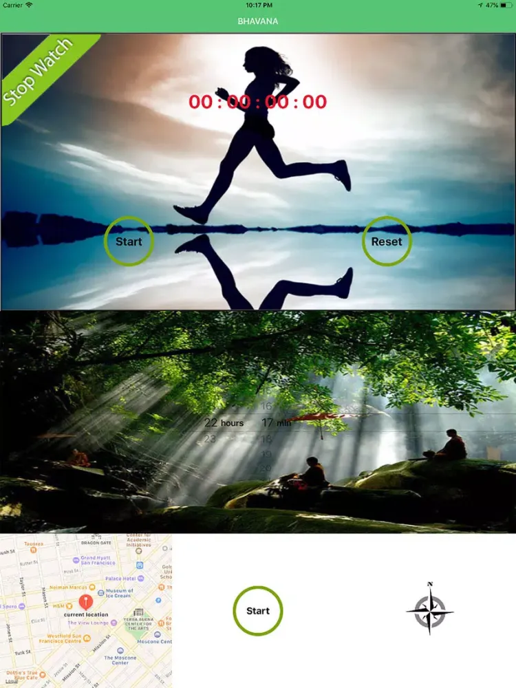 Скриншоты bhavana - meditation stopwatch iPad 