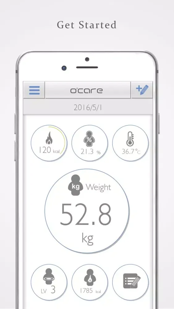BodyFit Monitor - o’care2.0應用截圖