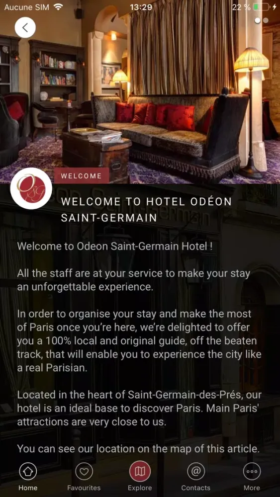 Capturas de pantalla de Hotel Odeon St-Germain