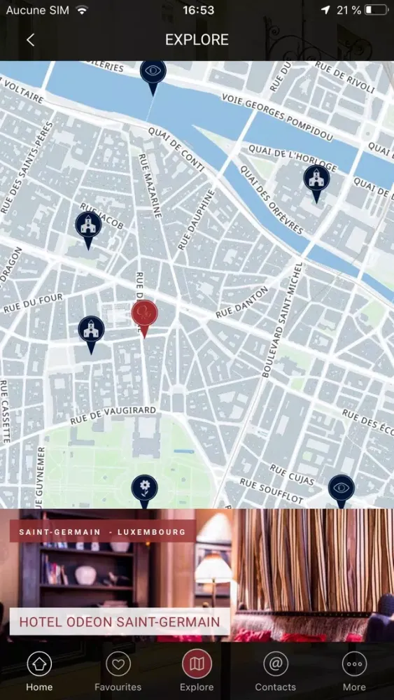 Capturas de pantalla de Hotel Odeon St-Germain